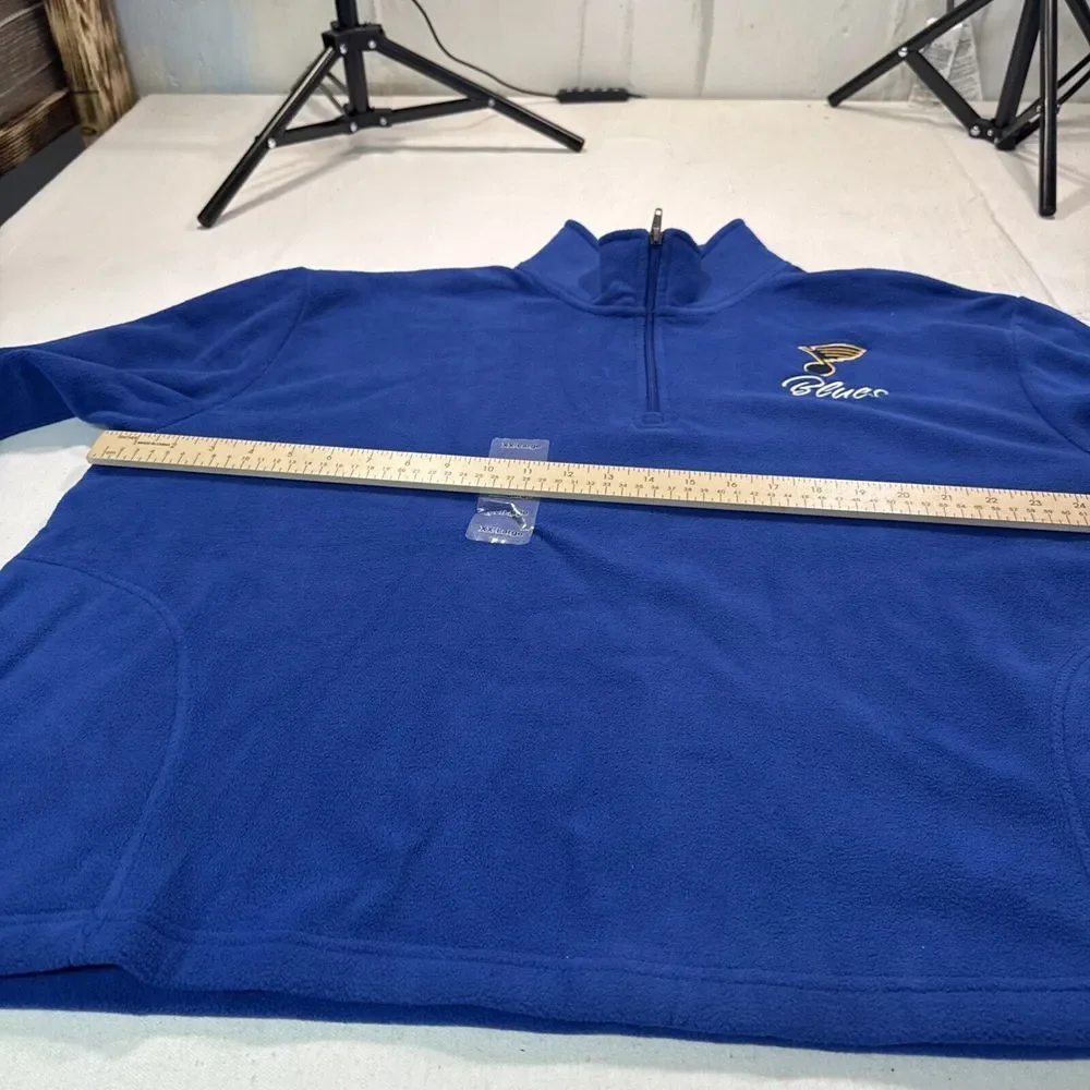 GG NHL Quarter‎ zip St.louis Blues Pullover, NWT, NHL, Hockey, Christmas